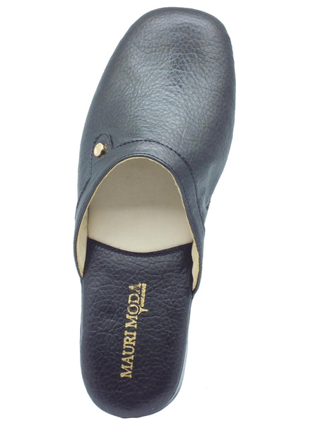 Cinzia Soft Mauri Moda by Cinzia Soft IAO407 Nero Pantofole per Uomo in ecopelle Nero