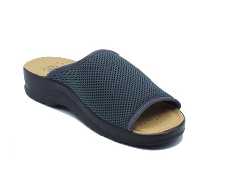 Fly Flot FlyFlot S5 214 FB Antracite Pantofole per Uomo in tessuto con sottopiede in pelle Antracite