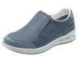 Grisport Grisport Active 43003T Navy Touch Mocassini per Uomo in pelle blu fondo antistatico Navy Touch