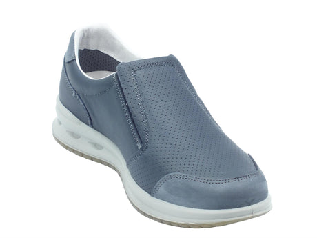 Grisport Grisport Active 43003T Navy Touch Mocassini per Uomo in pelle blu fondo antistatico Navy Touch