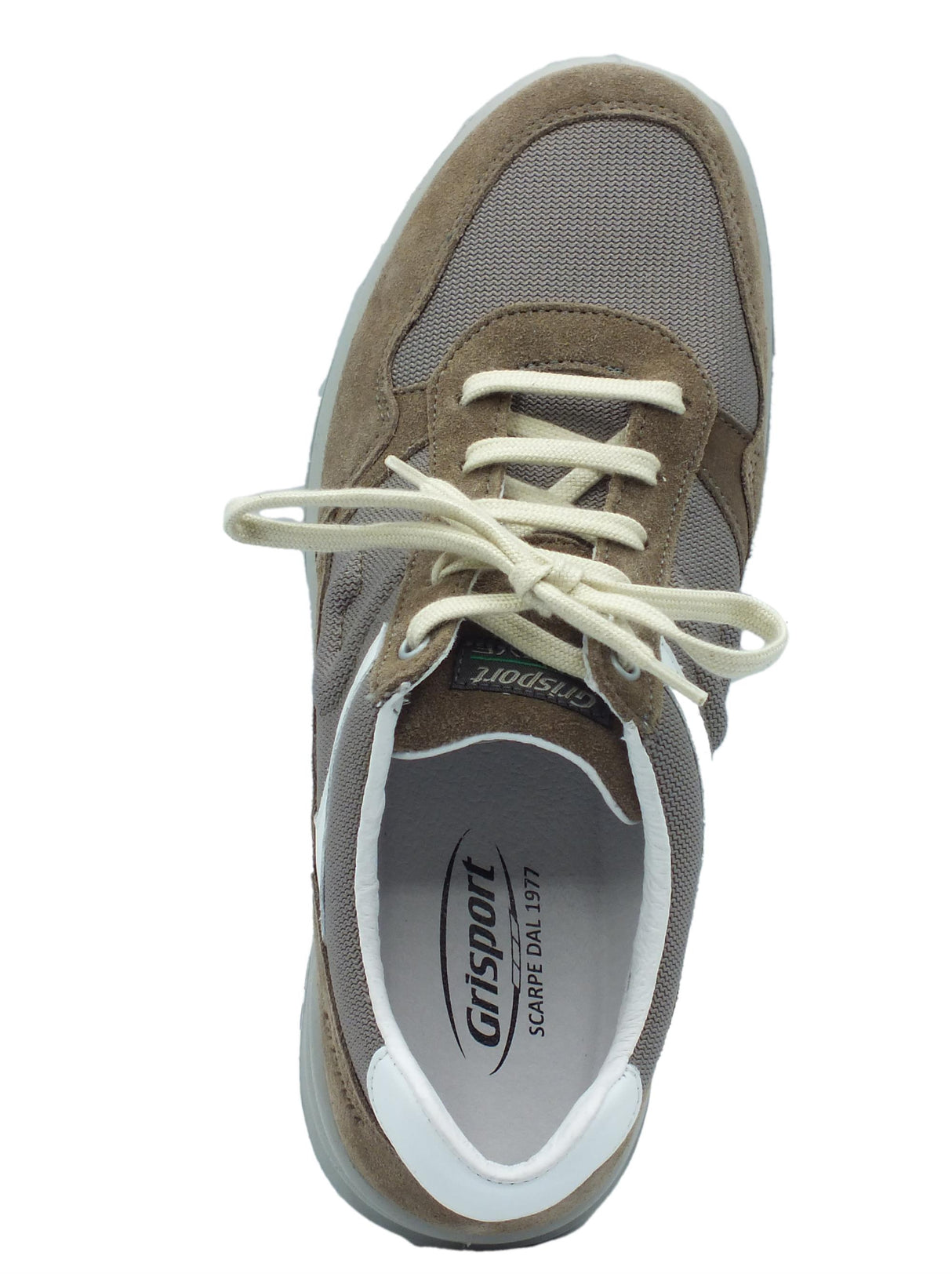 Grisport Grisport Active 43041V62 Fieno Vesuvio Scarpe per Uomo nabuk tessuto marrone fondo antistatico Fieno Vesuvio