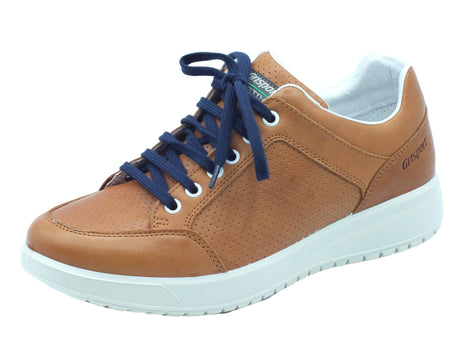 Grisport Grisport Active 43600eN74 Cuoio Nature Scarpe per Uomo in pelle marrone fondo antistatico Cuoio Nature