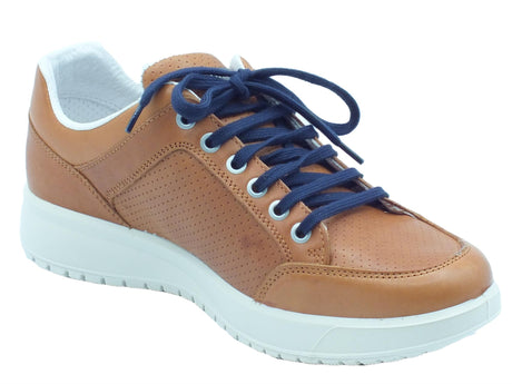 Grisport Grisport Active 43600eN74 Cuoio Nature Scarpe per Uomo in pelle marrone fondo antistatico Cuoio Nature