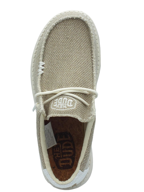 Hey Dude Hey Dude Scarpe Uomo 40003 Wally Braided Off White sintetico bianco Off White