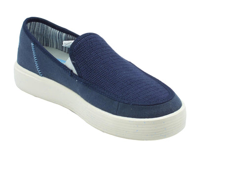 Hey Dude HeyDude 40726 Sunapee M Coastline Navy Mocassini per Uomo in tessuto blu Navy