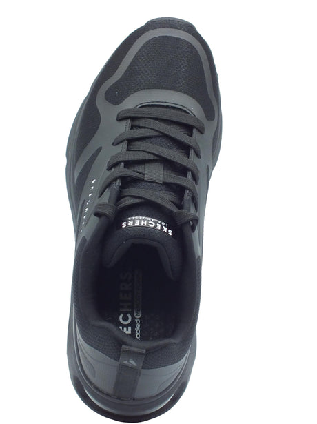 Skechers Skechers Street Los Angeles 183070 Revolution Airy Black Scarpe Sportive Uomo tessuto sintetico nero