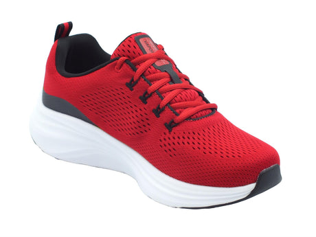 Skechers Skechers 232625 Vapor Foam Red Black Scarpe Sportive per Uomo in tessuto rosso Red Black