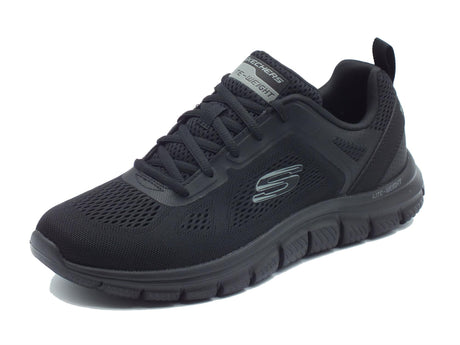 Skechers Skechers 232698 Track Broader Black Scarpe Sportive per Uomo in tessuto nero Black