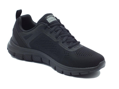 Skechers Skechers 232698 Track Broader Black Scarpe Sportive per Uomo in tessuto nero Black