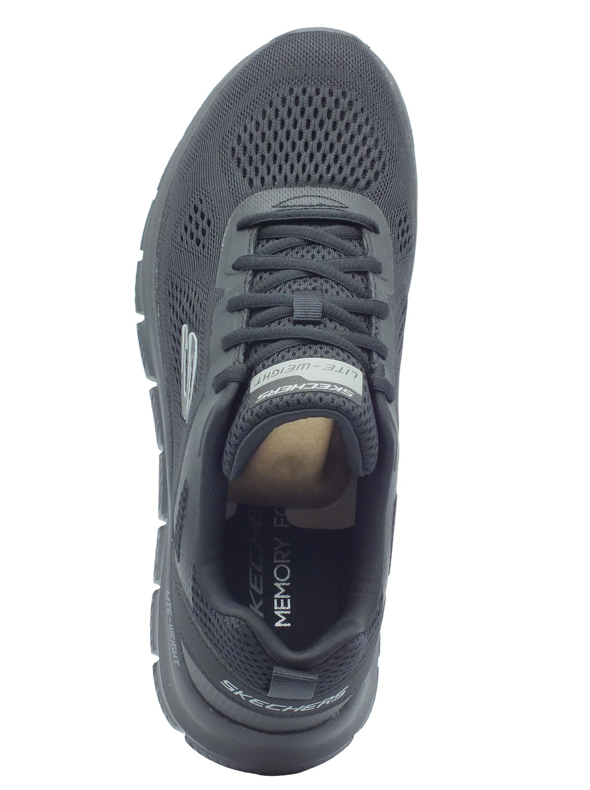 Skechers Skechers 232698 Track Broader Black Scarpe Sportive per Uomo in tessuto nero Black