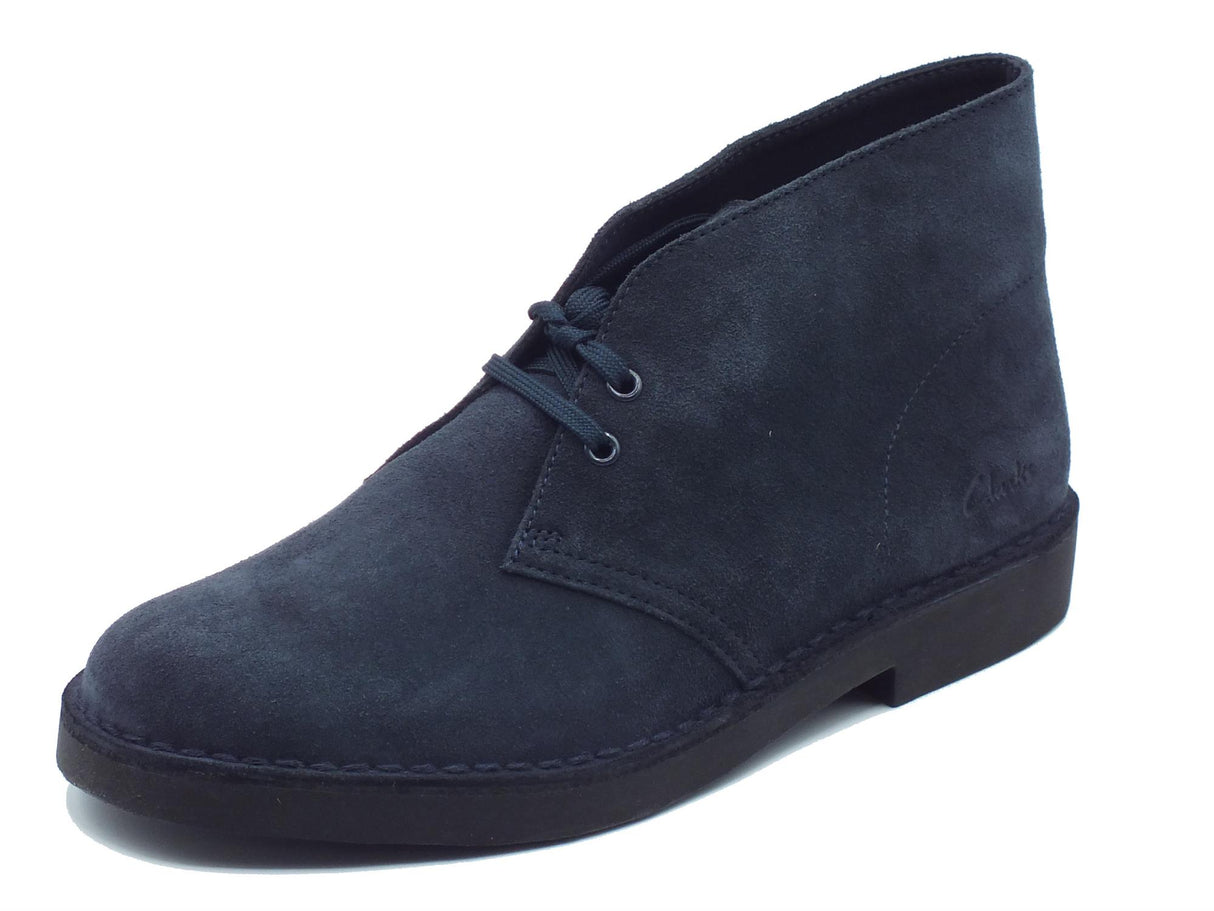 Clarks Clarks Desert Bt Evo Navy Suede Polacchine classiche per Uomo in camoscio blu Navy