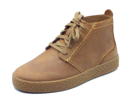 Clarks Clarks Streethill Dark Tan Lea Scarponcini per Uomo in pelle tanganica Dark Tan Lea