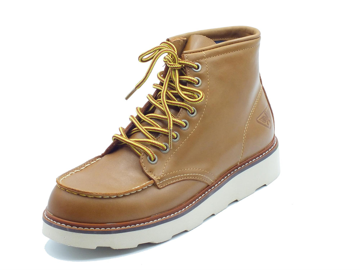 Docksteps Docksteps DSE106108 Oakland Yellow Scarponcini per Uomo in pelle beige Yellow