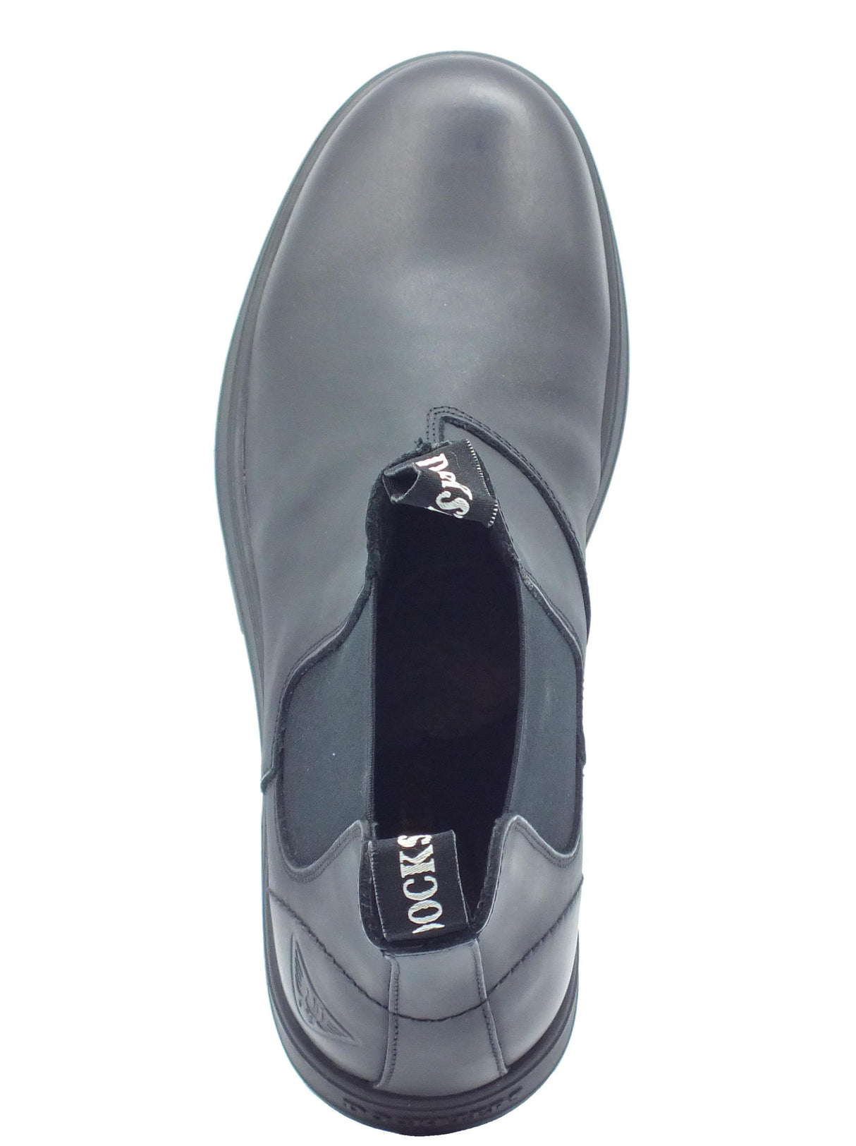 Docksteps Docksteps DSM130215 Jasper Black Scarponcini Beatles per Uomo in pelle nera Black