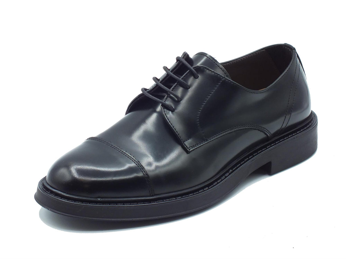 Exton Exton 270 Abrasivato Nero Scarpe Eleganti per Uomo in pelle Nero