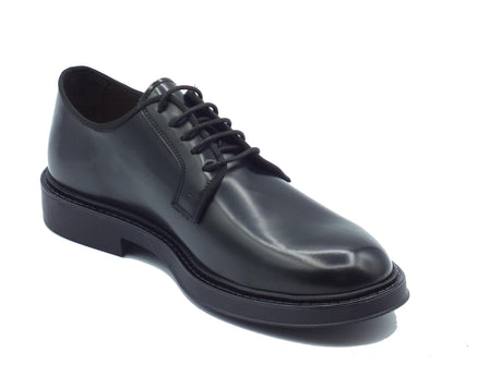 Exton Exton 278 Abrasivato Nero Scarpe Eleganti per Uomo in pelle Nero