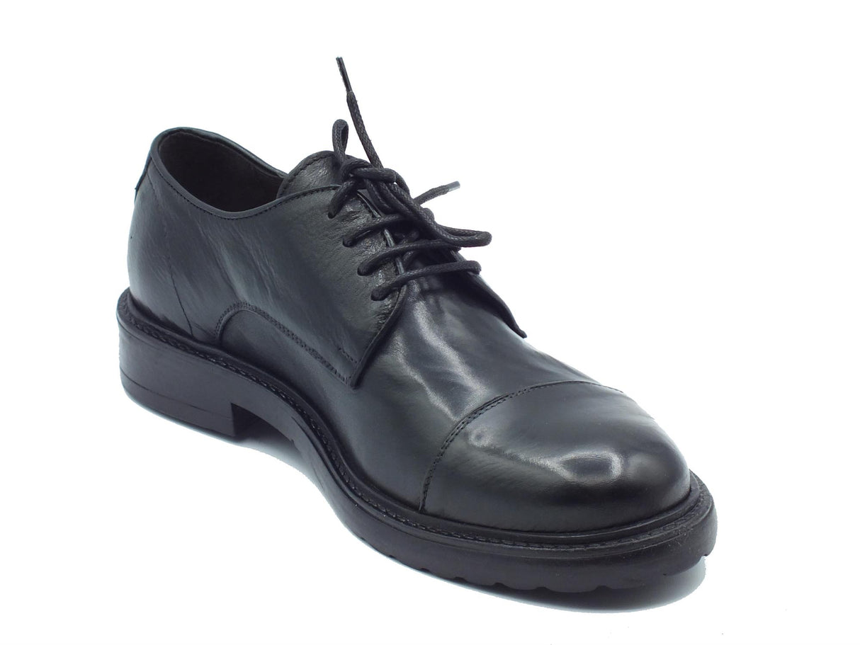 Exton Exton 9822 Soft Nero Scarpe Eleganti per Uomo in pelle Nero