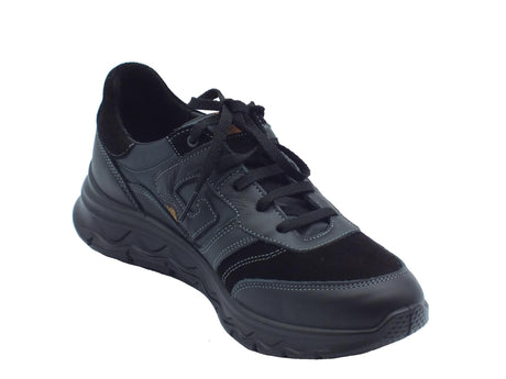 Grisport Grisport 44500T10 Nero Touch Scarponcini per Uomo in pelle e nabuk Nero Touch