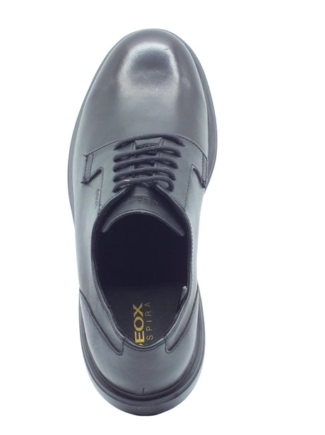 Geox Geox U16DCD Ottavio Black Scarpe per uomo in pelle nera Black