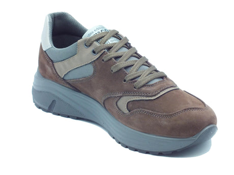Igi&Co Igi&Co 6639822 Nabuk Gum Caffè Marrone Snekaers per Uomo in nabuk e tessuto Marrone