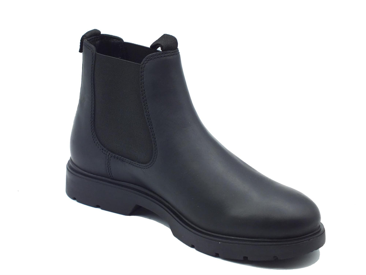 Lumberjack Lumberjack Charlie 102217639 Black Scarponcini beatles per Uomo in pelle Nero