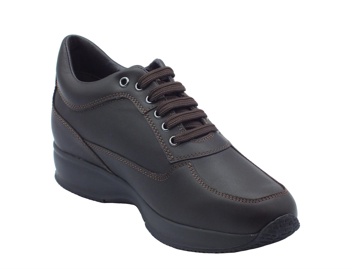 Lumberjack Lumberjack Raul SM01305 Coffee Scarponcini per Uomo in pelle testa di moro Coffee