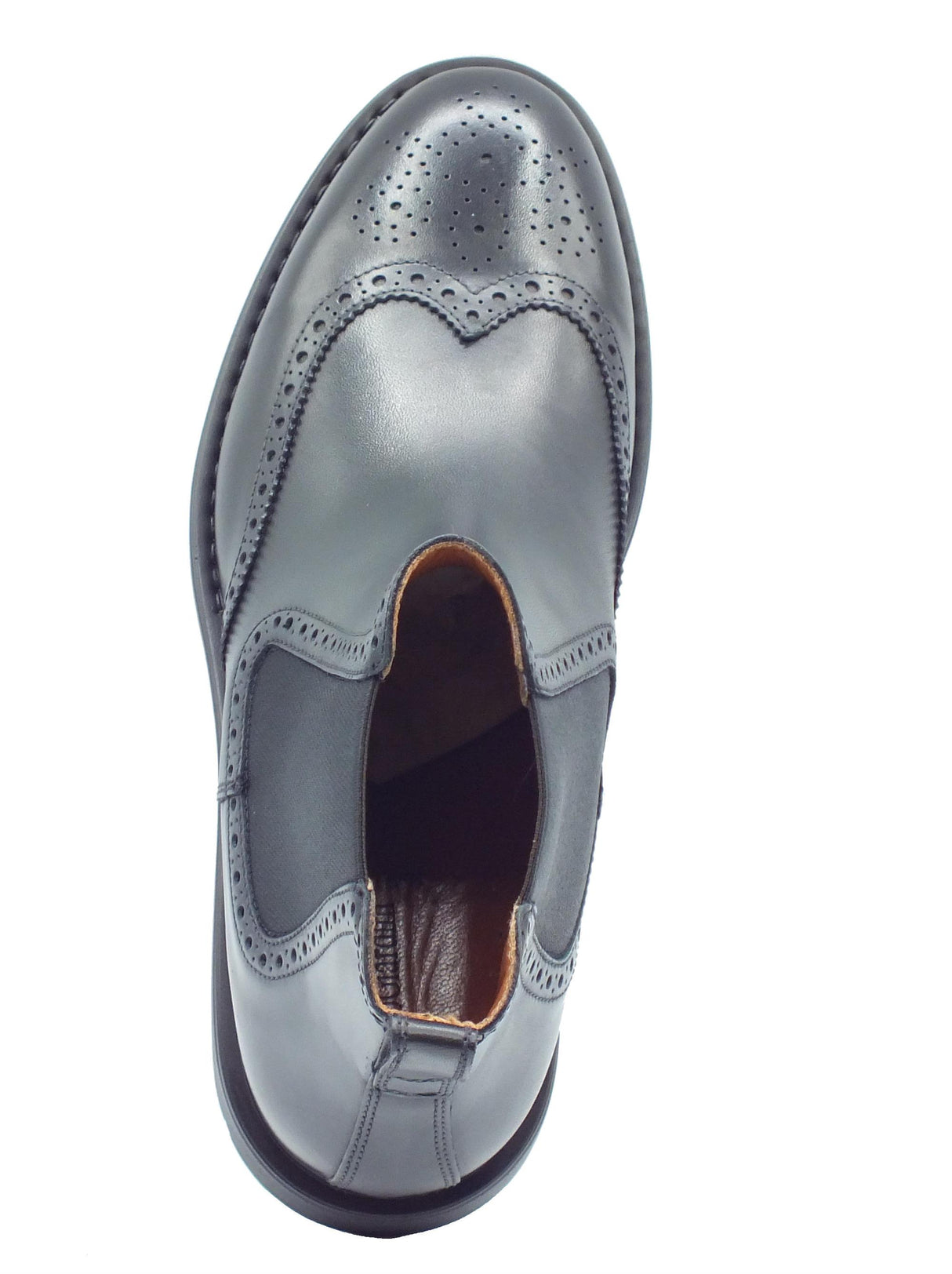 Nero Giardini NeroGiardini I400371U Guanto Nero Scarponcini Beatles per Uomo in pelle duilio Nero