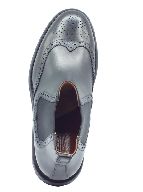 Nero Giardini NeroGiardini I400371U Guanto Nero Scarponcini Beatles per Uomo in pelle duilio Nero