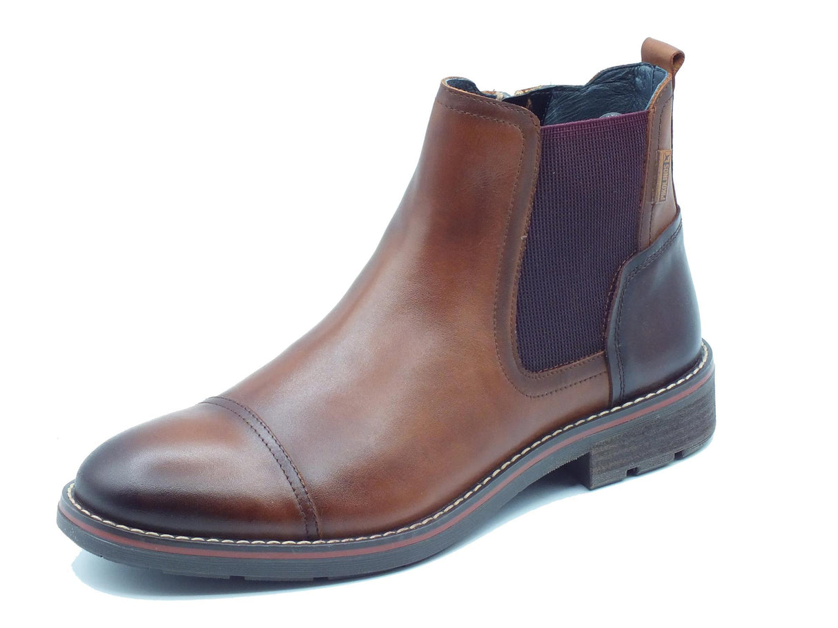 Pikolinos Pikolinos 8022C1 York Cuero Scarponcini Beatles per Uomo in pelle cuoio con lampo Cuero