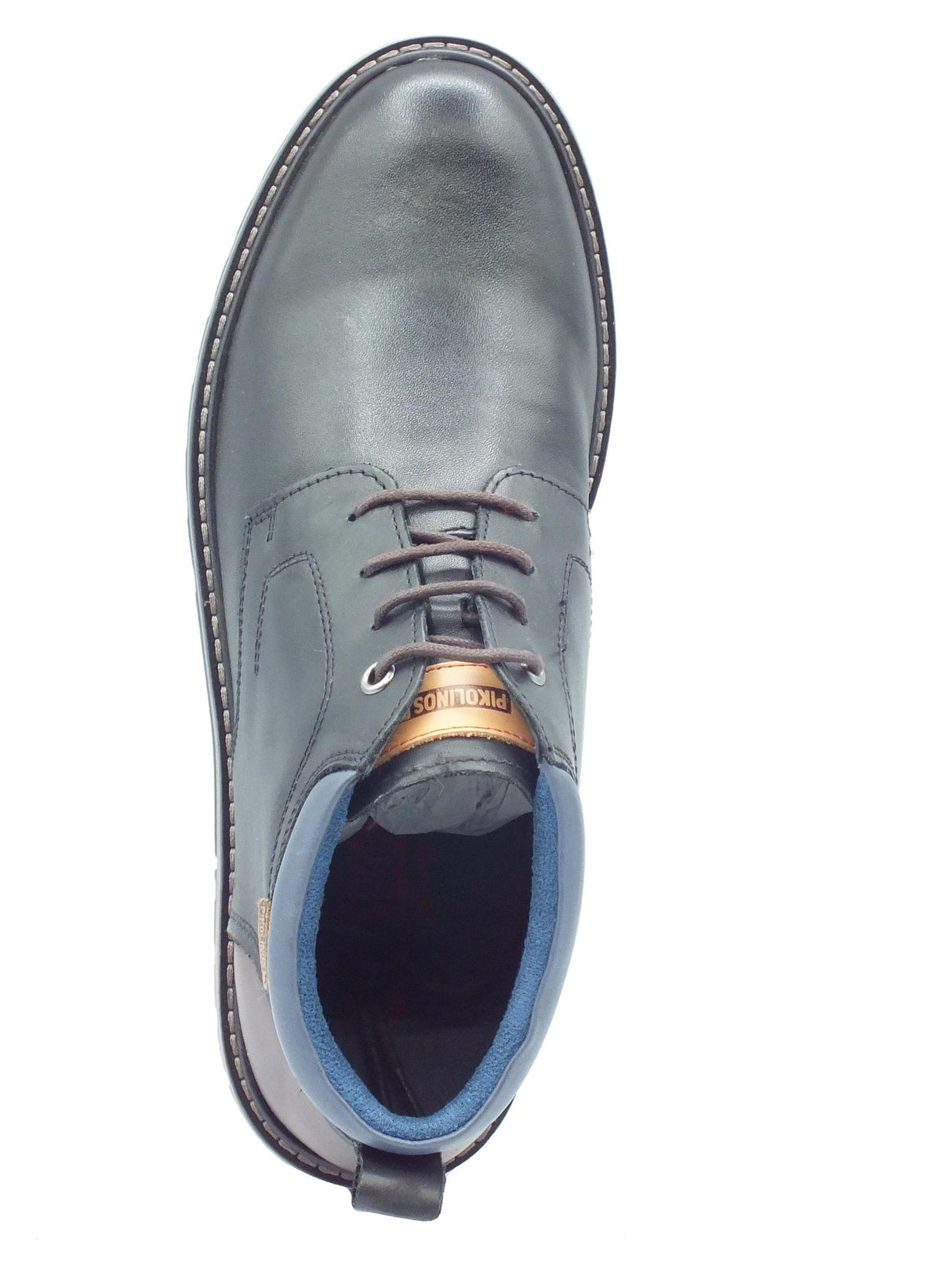 Pikolinos Pikolinos 8181C1 Berna Black Scarpe per Uomo in pelle con lacci Black