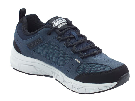 Skechers Skechers 51893 Oak Canyon Navy Scarpe Sportive per Uomo in nabuk e tessuto blu Navy