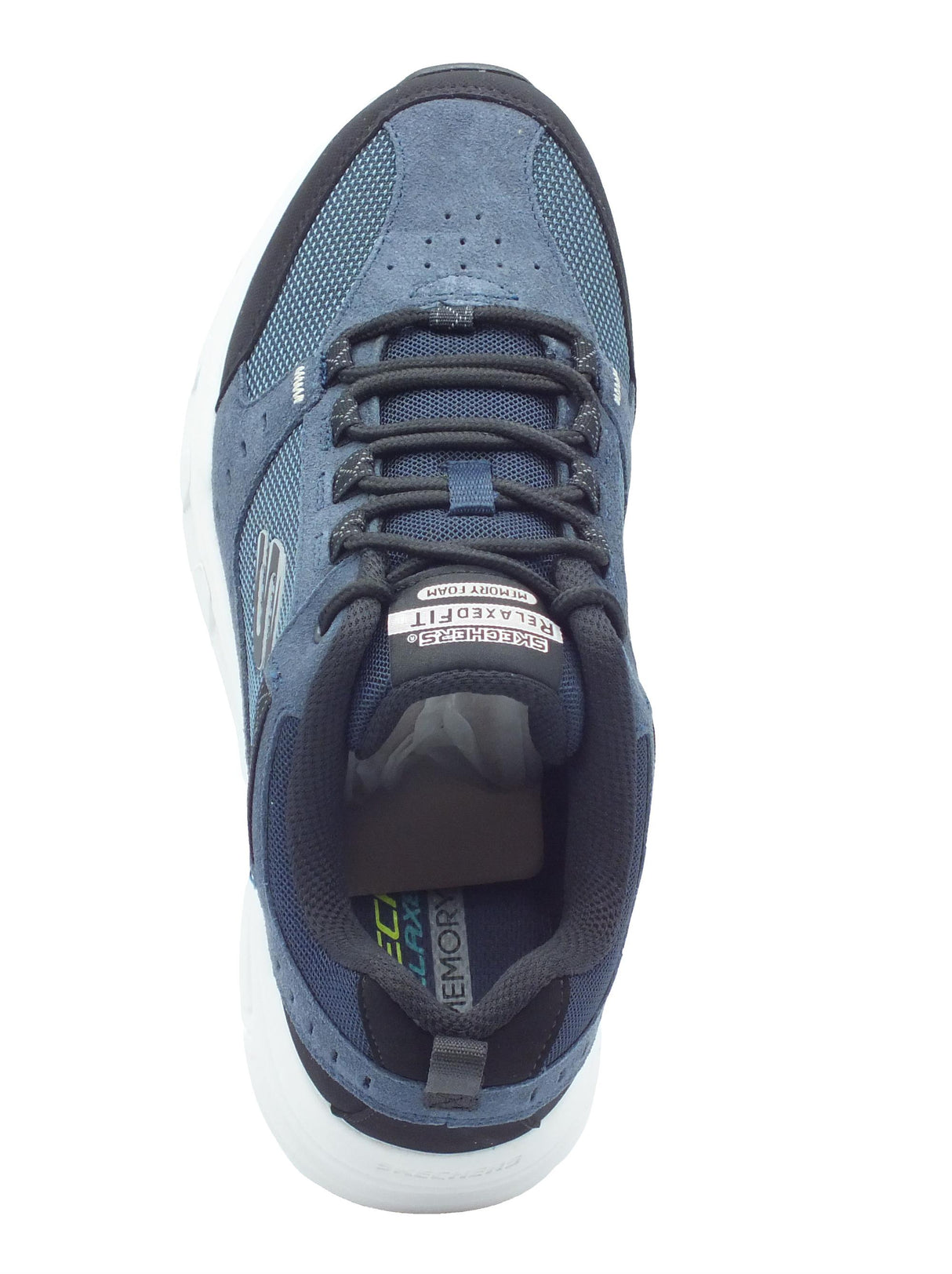Skechers Skechers 51893 Oak Canyon Navy Scarpe Sportive per Uomo in nabuk e tessuto blu Navy