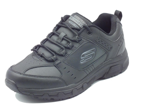 Skechers Skechers 51896 Redwick Black Scarpe Sportive per Uomo in pelle e sintetico nero Black