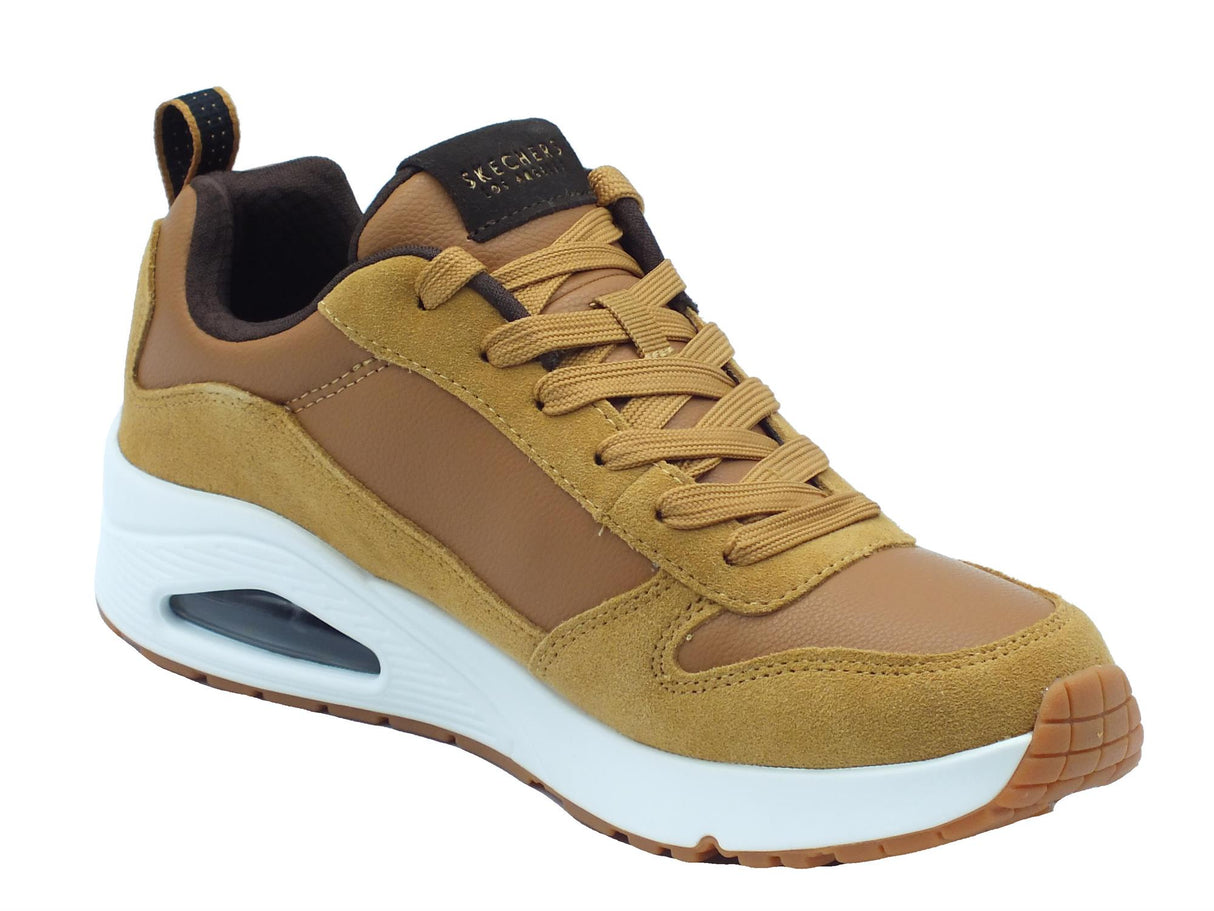 Skechers Skechers Street Los Angeles 52468 Stacre Whiskey Sneakers per Uomo in pelle marrone Whiskey