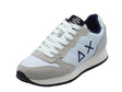 SUN68 SUN68 Z44104 Tom Classic Bianco Scarpe Sportive per Uomo in nabuk e tessuto Bianco