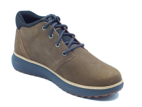 Timberland Timberland 0A69Q5 Hudson Road Dark Brown Scarponcini per Uomo in pelle ingrassata marrone Dark Brown