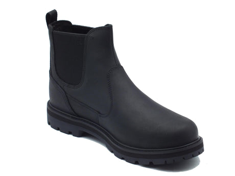 Timberland Timberland 0A6A4W Britton Road Chelsea Black Scarponcini Beatles per Uomo in pelle nera Black