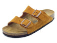 Birkenstock Birkenstock 1027162 Arizona BS Mink Sandali per Uomo in nabuk con doppia fibia Mink