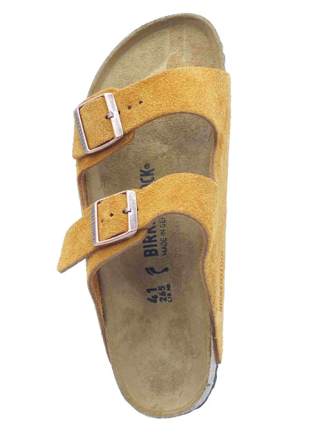 Birkenstock Birkenstock 1027162 Arizona BS Mink Sandali per Uomo in nabuk con doppia fibia Mink