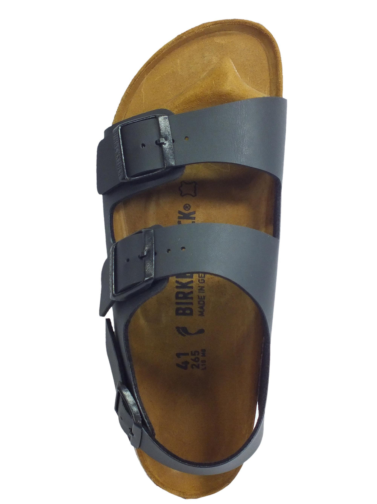 Birkenstock Sandali Birkestock per uomo modello milano neri SCHWARZ