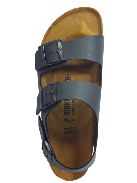 Birkenstock Sandali Birkestock per uomo modello milano neri SCHWARZ