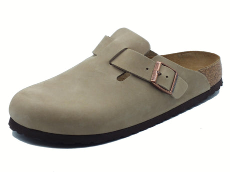 Birkenstock Birkenstock Sandali Uomo 0960813 Boston BS Tabacco Brown pelle marrone Tabacco Brown