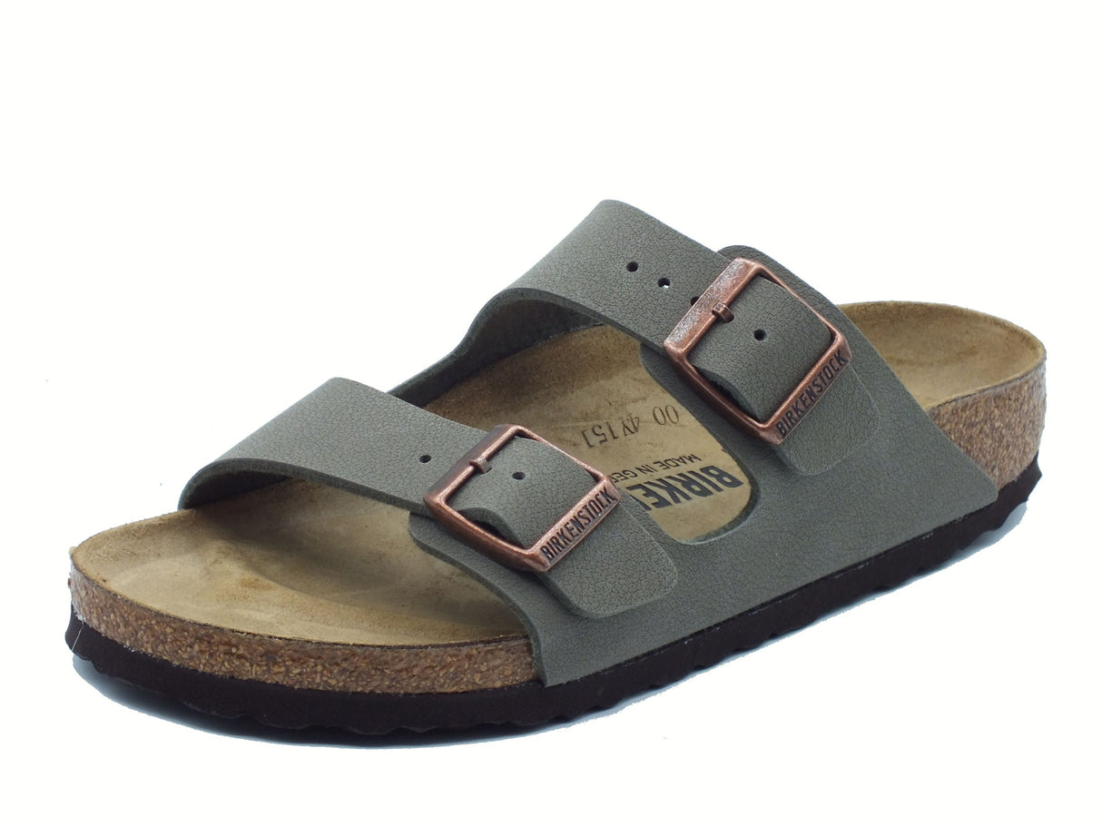 Birkenstock Birkenstock 0151213 Arizona BS Stone Sandali per Uomo doppia fibia Stone