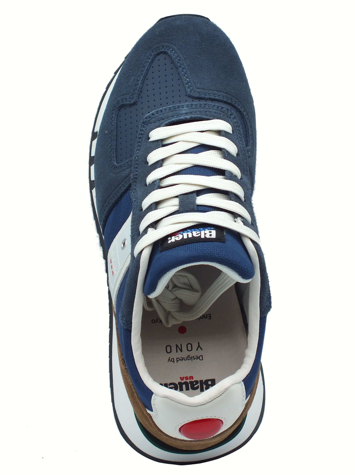 Blauer USA Blauer USA S5TOKYO01 Royal Sneakers Sportive per Uomo in pelle e tessuto blu blu