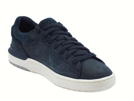 Clarks Clarks Courtlite2 Run Navy Nubuck Sneakers Sportive per Uomo in nabuk blu scuro Navy