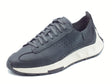 Clarks Clarks Craft Speed Dark Grey Leather Sneakers Sportive per Uomo in pelle grigio scuro Grey