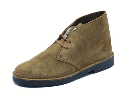 Clarks Clarks Desert Bt Evo Dark Sand Suede Polacchine per Uomo in nabuk sabbia Sand Suede
