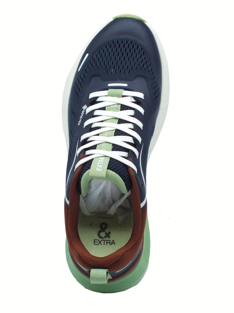 EXTR4 Extr4 7700033 Nylon Blue Scarpe Sportive per Uomo in tessuto Goretex con foam Nylon Blue