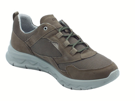 Grisport Grisport 44514S13T Visone Soft Leggero Scarpe On per Uomo in nabuk e tessuto marroncino Visone Soft Leggero