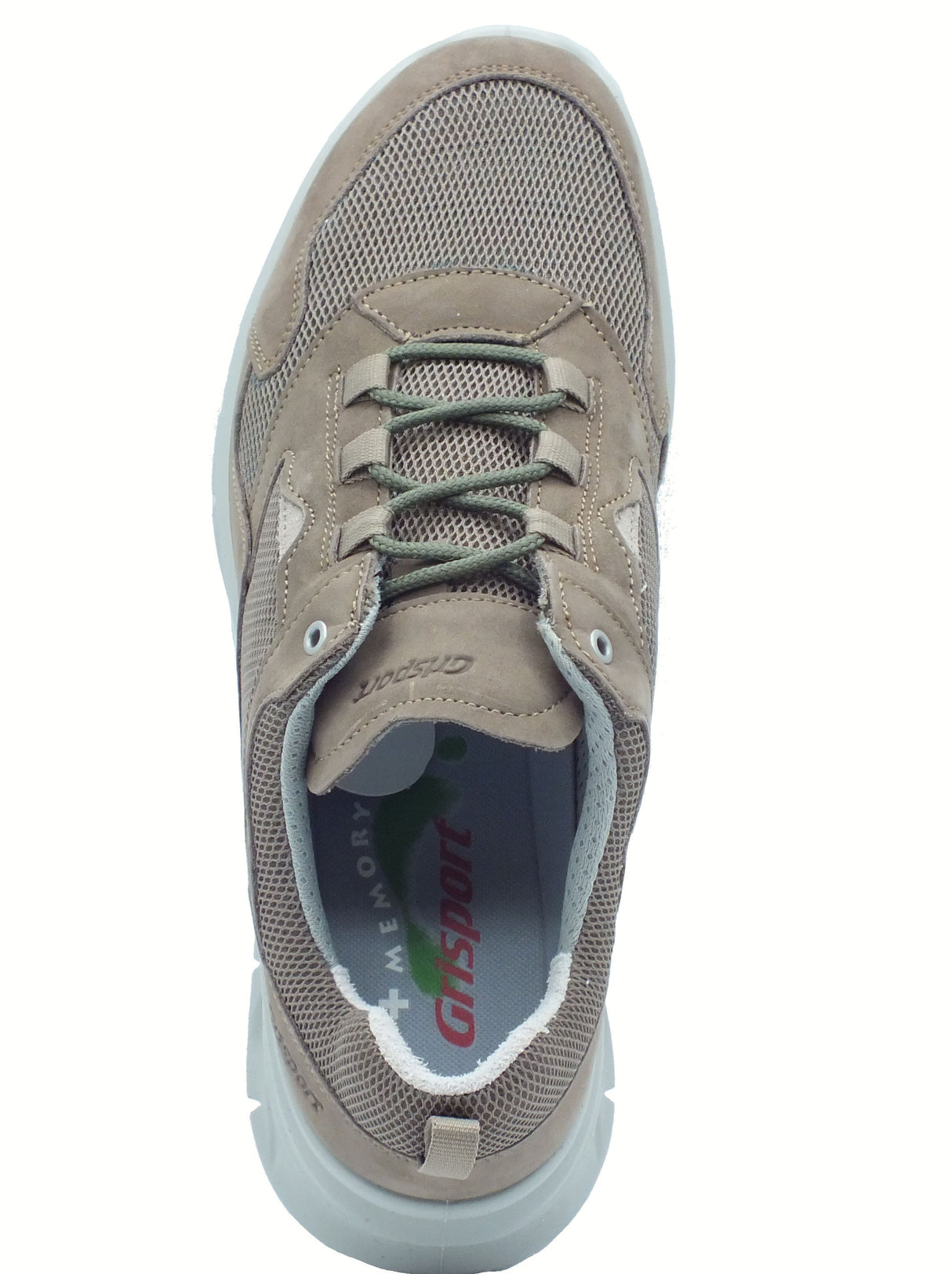 Grisport Grisport 44514S13T Visone Soft Leggero Scarpe On per Uomo in nabuk e tessuto marroncino Visone Soft Leggero